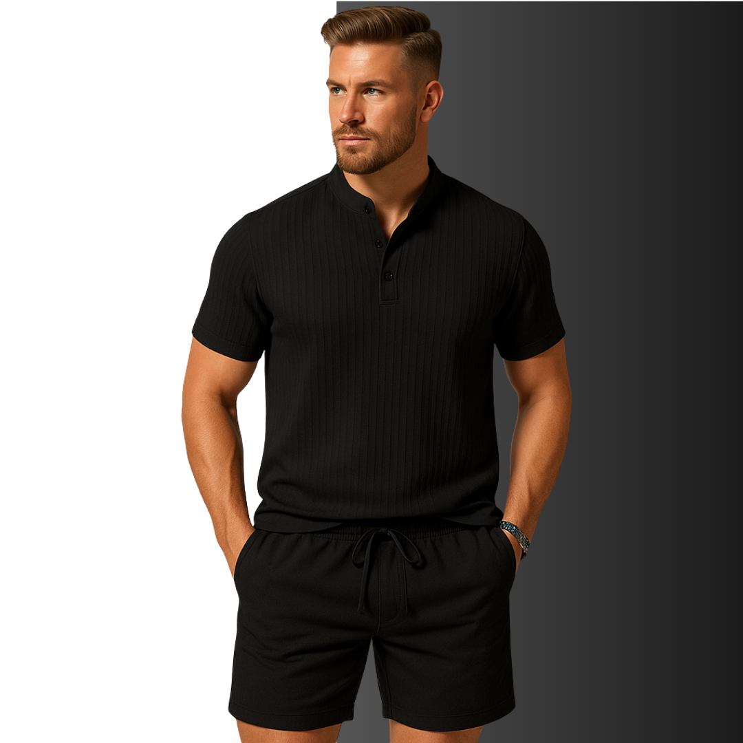Exclusieve Set: Stijlvol Overhemd + Gratis Short (Cópia)