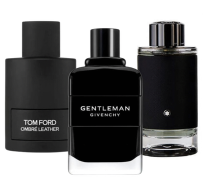 3 Perfumes Tom Ford Ombre Leather, Givenchy Gentleman & Montblanc Explorer (PAGUE 1 RECEBA 3)